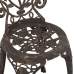 Set de Bistro de Jardín de 3 Piezas  Bronce de Aluminio Fundido