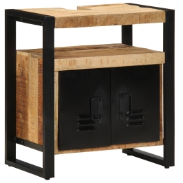 Gabinete de Lavabo  55x35x60 cm de Madera Maciza