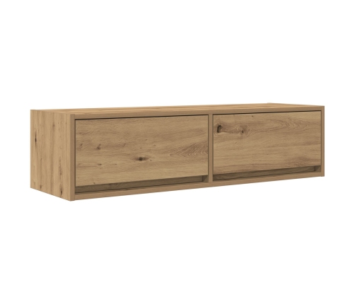 mueble para TV  de roble artesano 100x31x25,5 cm de madera elaborada