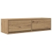 mueble para TV  de roble artesano 100x31x25,5 cm de madera elaborada