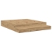 Marco de cama con almacenamiento  Roble artesanal Madera maciza