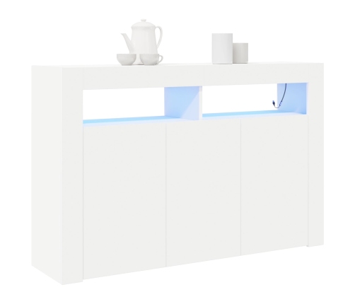 Aparador Blanco Blanco Madera Contrachapada 116 x 30 x 75 cm