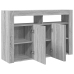 Aparador Gris sonoma Madera compuesta 116 x 30 x 75 cm Aparador