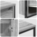 Conjunto de muebles de baño de 3 piezas  en madera elaborada gris sonoma
