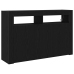 Aparador  Roble negro Madera engineered 116 x 30 x 75 cm