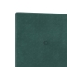 Cabezal LED  Verde Oscuro 100 cm Terciopelo