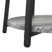Mesa Lateral  2 pcs Gris Sonoma de Madera y Metal
