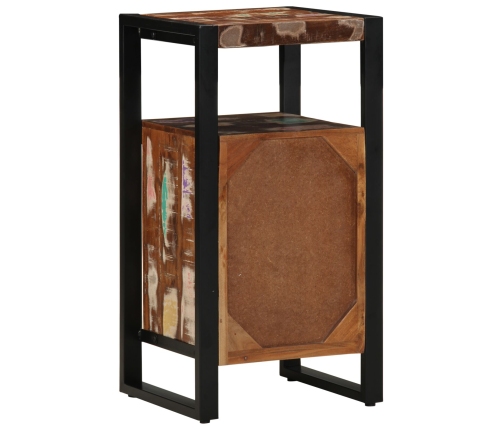 Armario de Baño Multicolor 40x35x75 cm Madera Sólida Recuperada