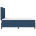 Cama con Muelles  y Colchón Azul 140x190 cm Tela