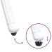Sillas de Jardín  2 pcs de Aluminio Fundido Blancas