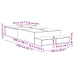 Estructura de Cama con Almacenamiento  Roble Artesanal