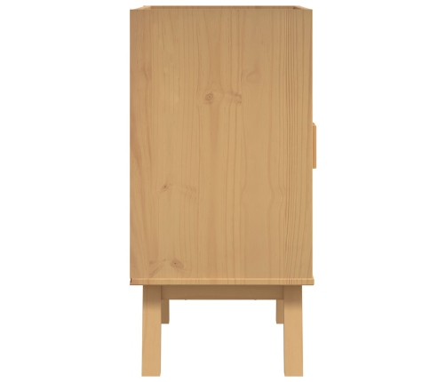 Gabinete base para fregadero  114x43x73,5 cm Madera maciza de pino