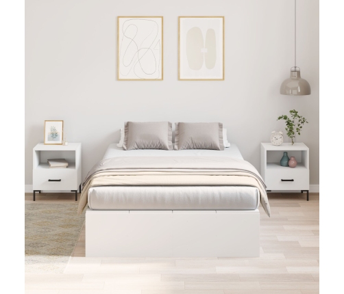Cama con almacenamiento  Blanca 120x200 cm