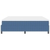 Cama con Somier de  Azul 200x200 cm Tela de Pana