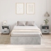 Estructura de Cama de Almacenamiento  Gris Concreto 120x190 cm