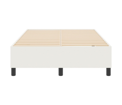 Cama Box Spring  Crema 120x200 cm Tejido de pana