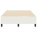 Cama Box Spring  Crema 120x200 cm Tejido de pana