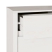 Comoda  ""DRAMMEN"" Blanca 111x43x73,5 cm de Madera Sólida de Pino