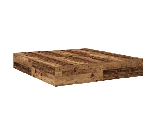 Cama con Almacenamiento  Marrón Madera elaborada 180 x 200 x 31.5 cm