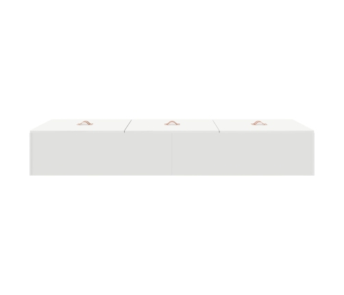 Cama con Almacenamiento  Blanca 80x200 cm