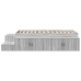 Cama de Almacenamiento Gris Sonoma Madera Engineered 90 x 200 cm