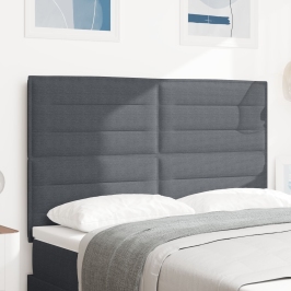 Cabecero  Diseño Sencillo Gris Oscuro 140 cm Tela de Pana