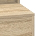 Mesa de tocador con luces LED en Roble de Sonoma, 50x41x135 cm