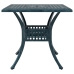 Conjunto de Comedor de Jardín de 5 Piezas  en Verde de Aluminio Fundido