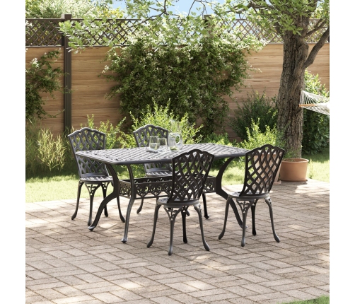 Set de 3 Negro Aluminio Fundido Grande