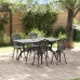 Set de 3 Negro Aluminio Fundido Grande