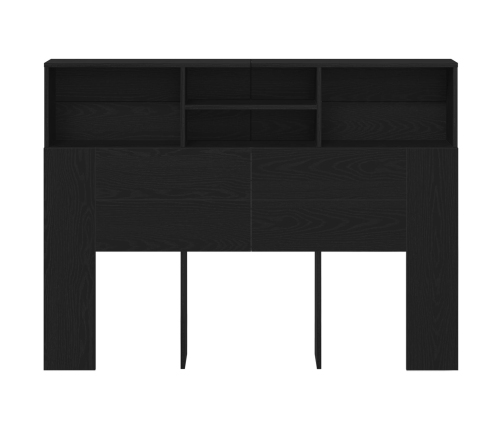 Cabecero  - Roble Negro, 140x19x103.5 cm, Hecho de Madera Elaborada