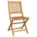 Conjunto de Bistro de Jardín de 3 Piezas  de Madera Sólida de Acacia