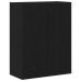 Armario de Pared  Negro Roble 69,5x34x90 cm Madera Elaborada