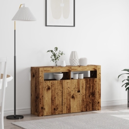Aparador  Madera Vieja Madera Engineered 116 x 30 x 75 cm Aparador