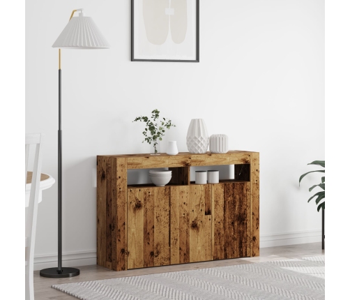 Aparador  Madera Vieja Madera Engineered 116 x 30 x 75 cm Aparador