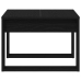 Mesa lateral  Negra Roble 50x50x35 cm Madera