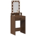 Mesa de Tocador  con Luces LED Madera de Fresno 50x41x140 cm