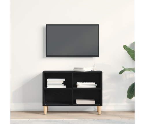 Cabinet para TV de roble negro  - 69.5x30x50 cm, Hecho de madera elaborada