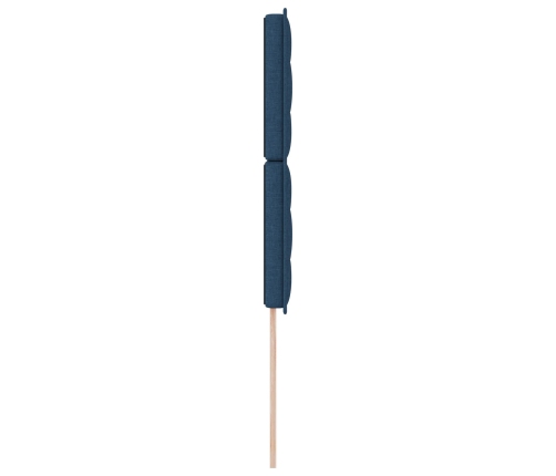 Cabecero  Diseño Líneas Azul 80 cm Tela