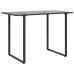 Mesa de Jardín  Gris 100x55x70 cm DPC y Acero