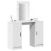 Tocador  con Luces LED Blanco 102x33x135 cm