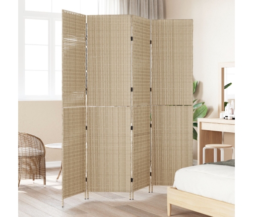 Divisores de habitaciones  Beige Ratán Alto Plegable