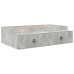 Estructura de Cama  Gris Concreto 100x200 cm