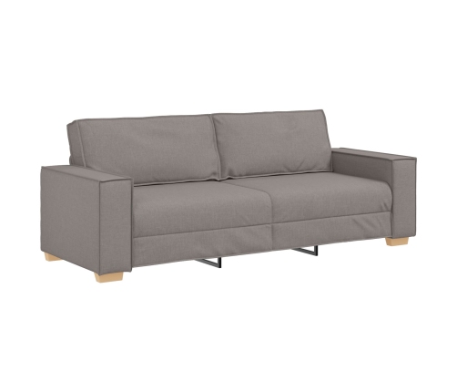 Sofá de 3 plazas  Taupe 180 cm Tela