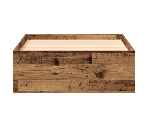 Estructura de Cama Madera Vieja 90x200 cm Madera Fabricada