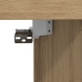 Cabinet de TV Wall-Mounted de  en Roble Artesanal 152x22x113 cm