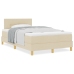 Cama con Somier  con Colchón Crema 120x200 cm Tela