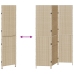 Separadores de Habitaciones Beige Madera Grande Plegable