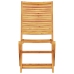 Juego de Bistro Plegable de 3 Piezas en Madera Maciza de Acacia