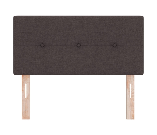 Cabecero  Botonera Marrón Oscuro 90 cm Tela
